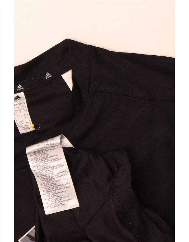 T-shirt grafica Adidas Aeroready da uomo, grande, in poliestere nero