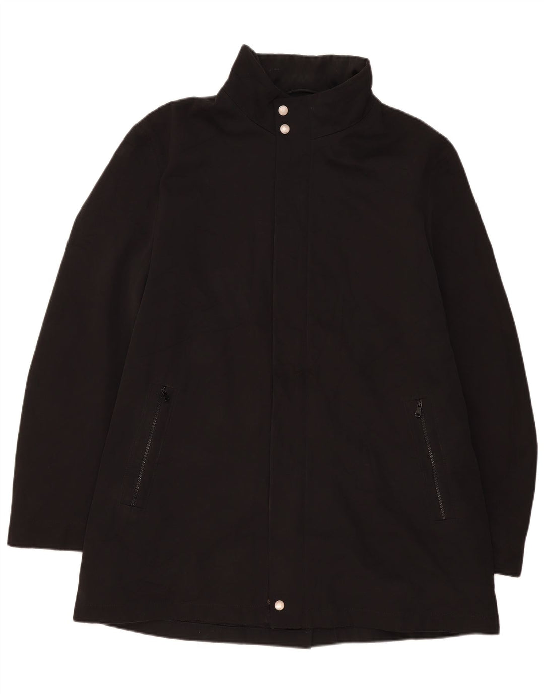 Cappotto da uomo Hugo Boss EU 56 3XL poliestere nero