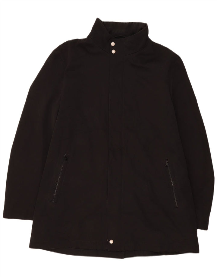 Cappotto da uomo Hugo Boss EU 56 3XL poliestere nero
