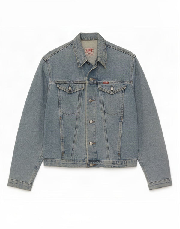 Giacca di jeans da uomo Rifle UK 40 grande blu