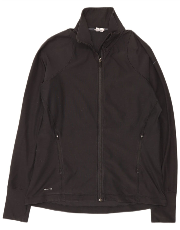 Giacca da tuta da uomo NIKE Dri Fit XL nera in poliestere