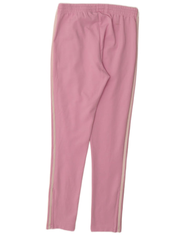 Pantaloni della tuta da donna Adidas UK 8/10 piccoli cotone rosa