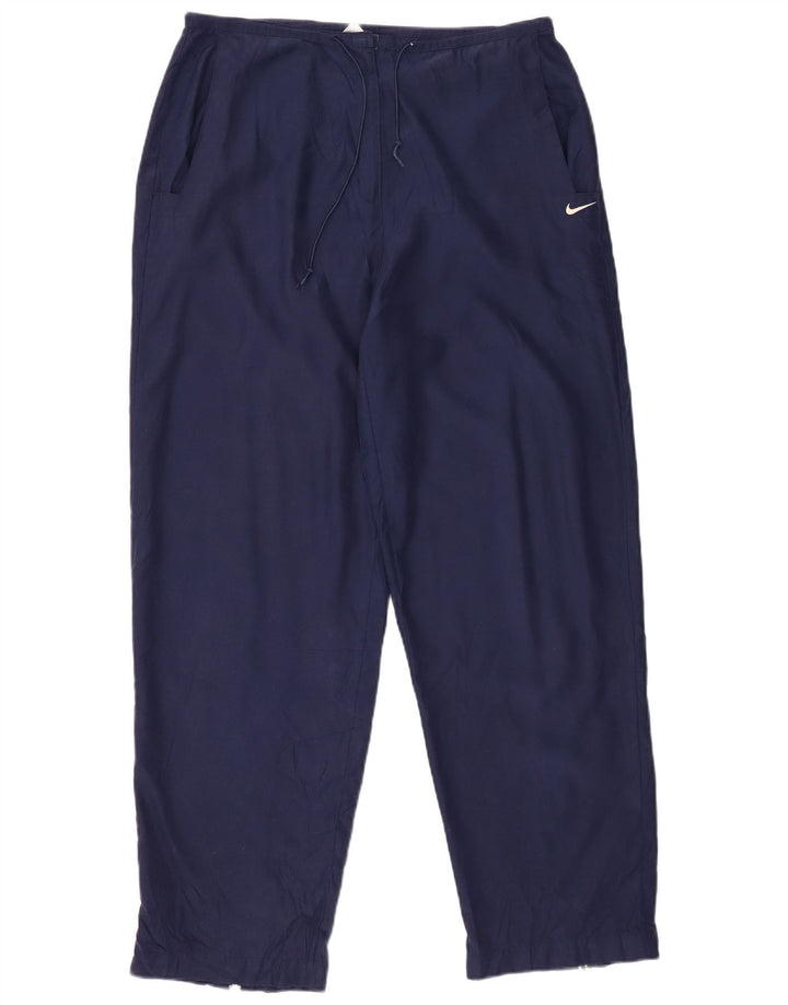 Pantaloni casual affusolati da donna NIKE US 12/14 Large W32 L30 Blu navy