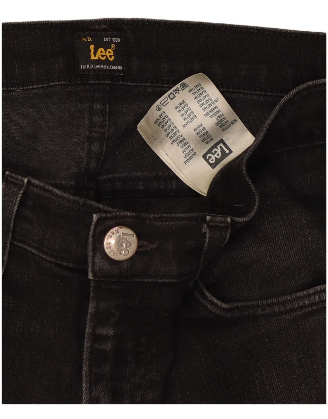 Jeans Lee Luke Slim da uomo W31 L28 cotone nero