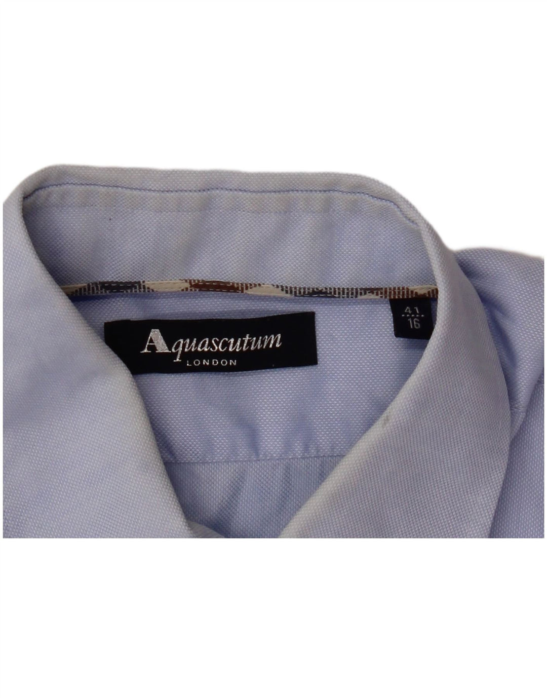 Camicia da uomo Aquascutum Taglia 41 16 Grande Blu
