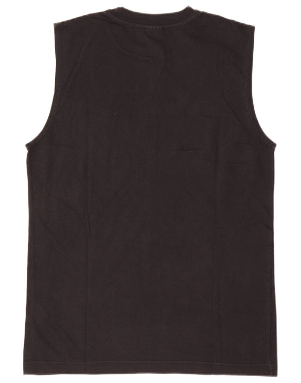 Canotta Nike da uomo piccola in cotone nero
