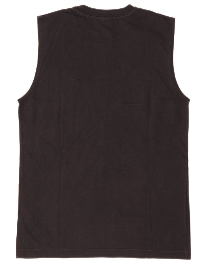 Canotta Nike da uomo piccola in cotone nero