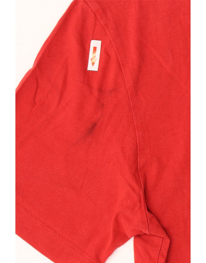 T-shirt grafica da uomo Nike Top Small in cotone rosso