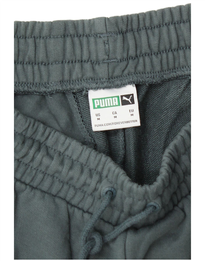 Pantaloncini sportivi da uomo PUMA in cotone verde medio
