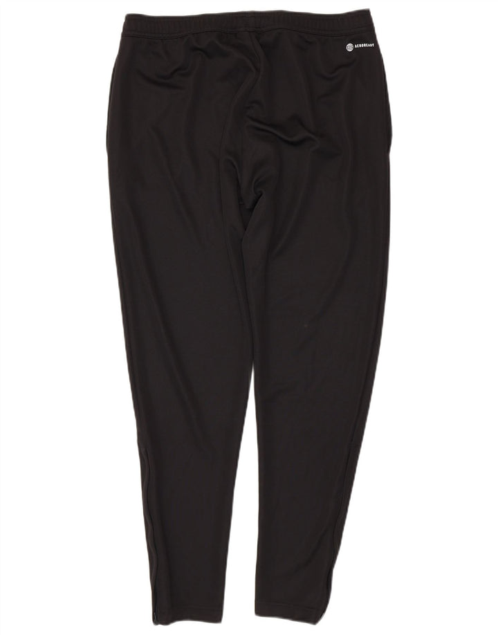 Pantaloni da tuta ADIDAS Aeroready da uomo grandi in poliestere nero