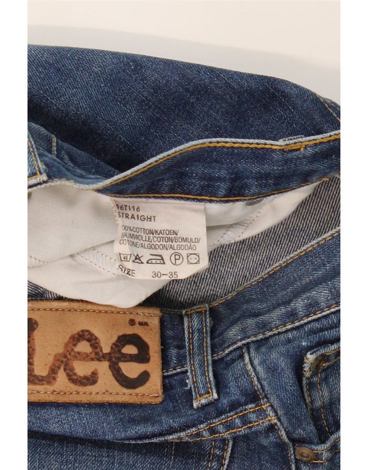 LEE Mens Straight Jeans W30 L35 Blue Cotton Vintage Lee and Second-Hand Lee from Messina Hembry 