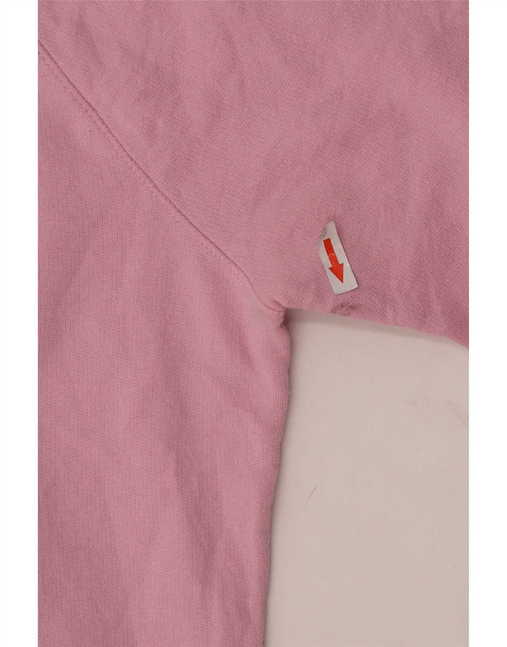 Felpa grafica da donna Champion Jumper UK 10 Small Pink Poliestere