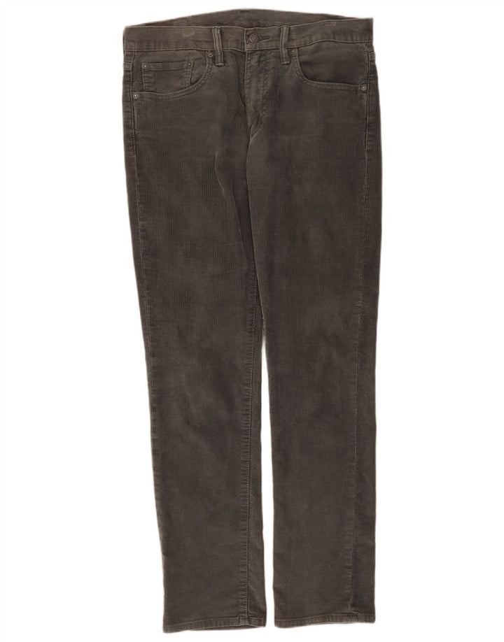 Pantaloni Levi's Uomo 511 Slim in velluto a coste W32 L32 Grigi