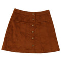 Minigonna Trafaluc da donna Zara XS W24 poliestere marrone