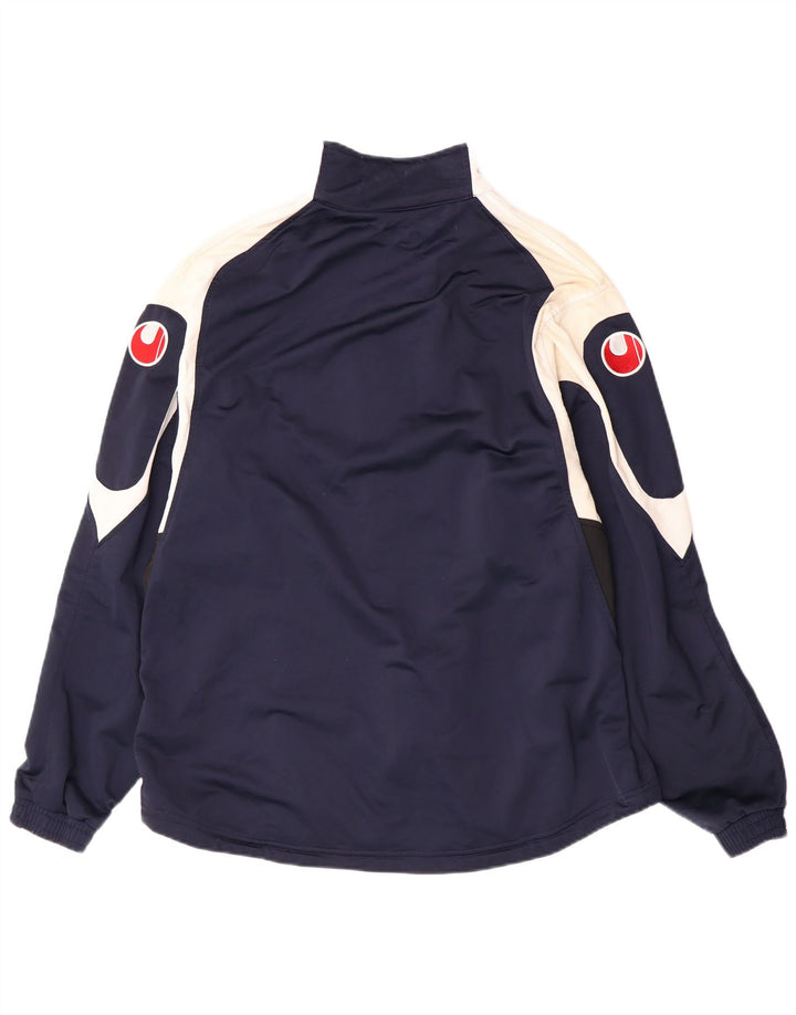 Giacca da tuta da uomo Uhlsport UK 38/40 Poliestere blu navy medio