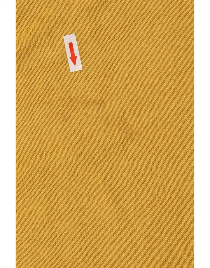 Marks & Spencer maglione da uomo con scollo a V blu Harbour grande cotone giallo