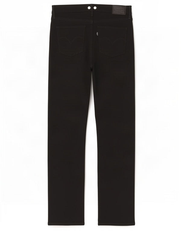 Jeans dritti modellanti da donna 314 Levi's W28 L30 cotone nero