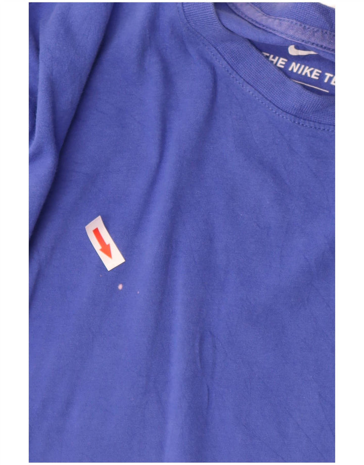 T-shirt da donna Nike Top UK 16 grande cotone blu