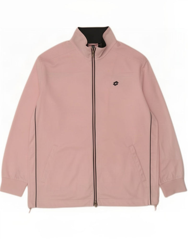 Giacca da tuta da donna Lotto UK 20 2XL Poliestere rosa