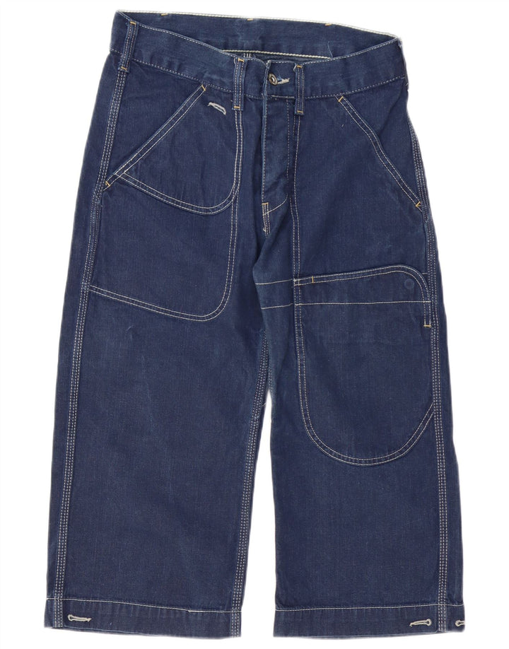 Bermuda in denim da uomo LEVI'S piccoli W29 in cotone blu