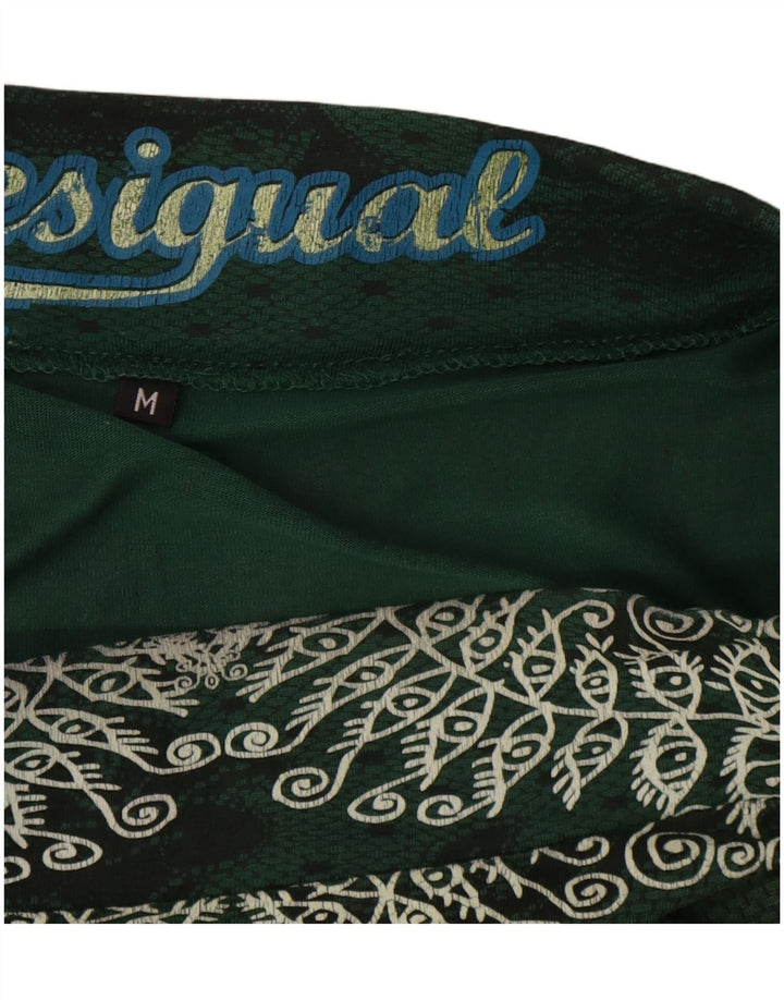 Desigual Gonna a trapezio da donna media W30 verde floreale