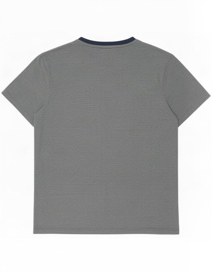 T-shirt da uomo Ted Baker taglia 2 piccola in cotone a righe blu