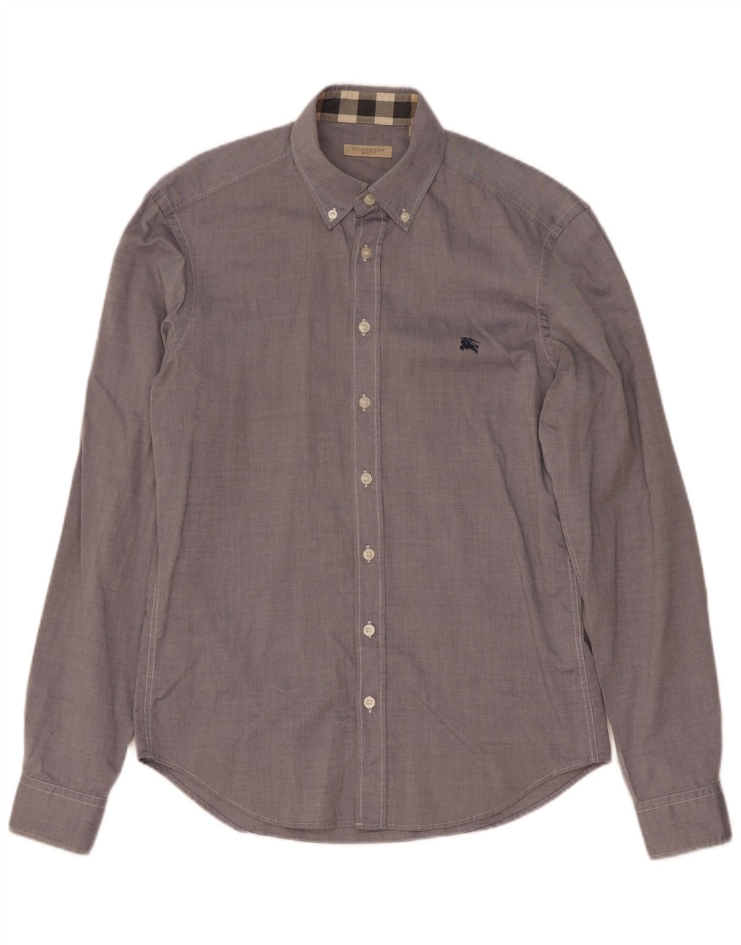 Camicia Uomo Burberry Piccola Blu Cotone