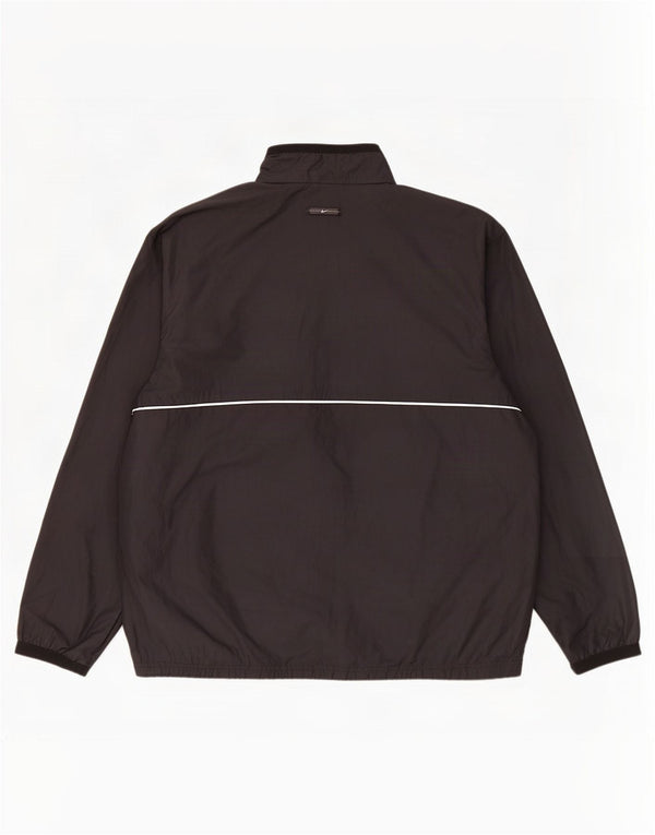 Giacca da ginnastica da uomo Nike Pullover UK 42/44 Large Nero Poliestere