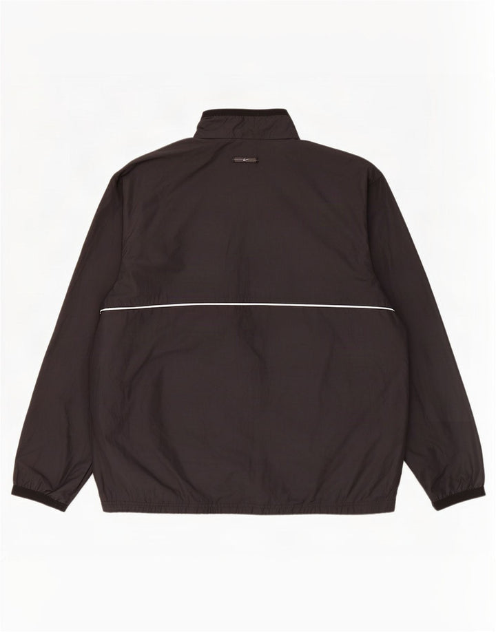 Giacca da ginnastica da uomo Nike Pullover UK 42/44 Large Nero Poliestere