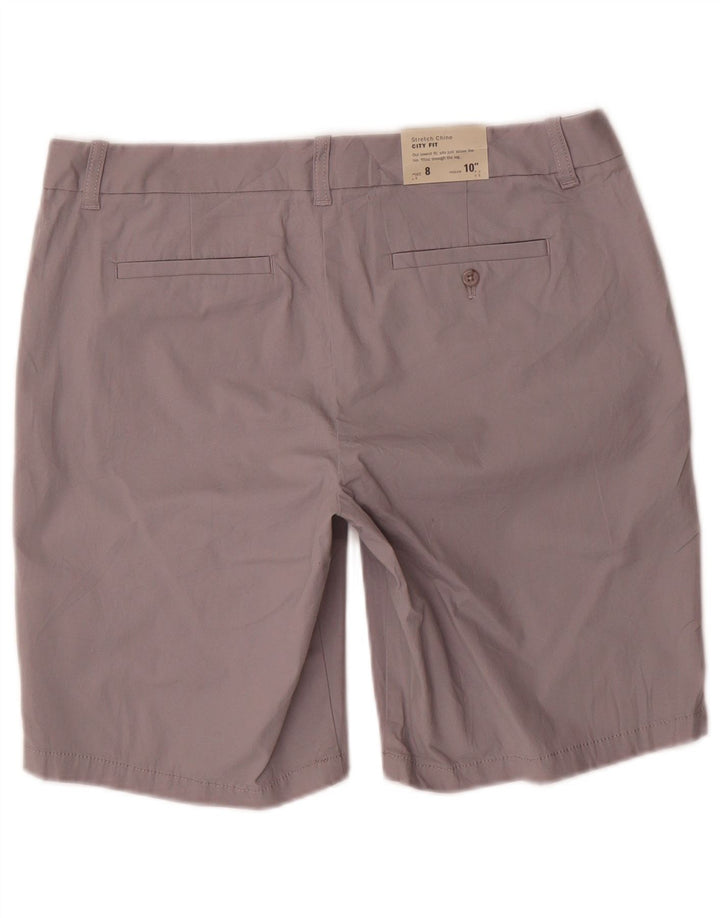 J. CREW Pantaloncini Bermuda City Fit da donna US 8 Medium W32 Cotone grigio