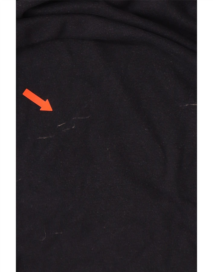 T-shirt grafica da uomo SUPERDRY Top in cotone blu navy medio