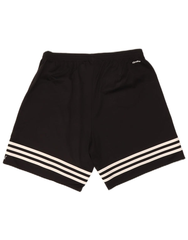 Pantaloncini sportivi Adidas Climalite da uomo grandi in poliestere nero