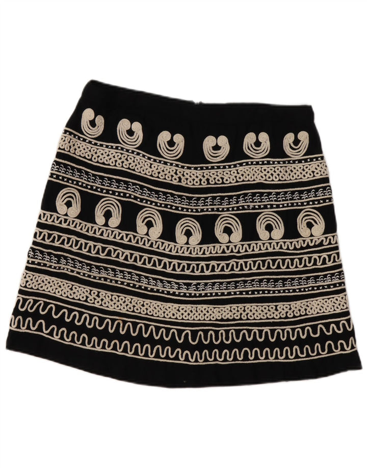 Gonna a trapezio da donna Desigual W34 Large Black Paisley