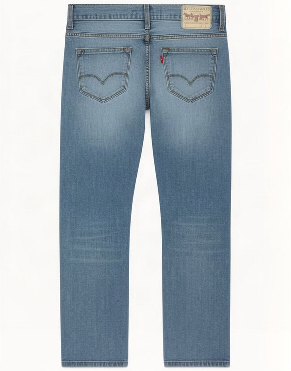 Levi's Uomo 504 Jeans dritti W34 L29 Blu