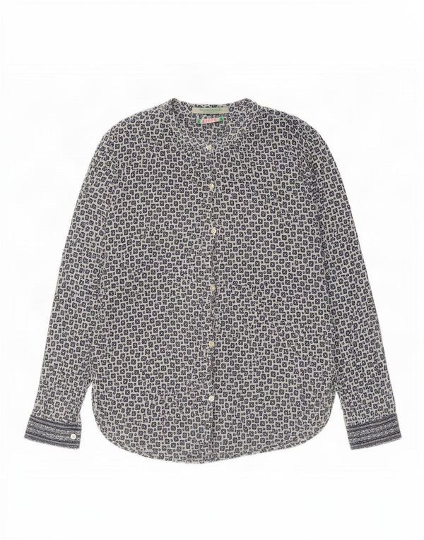 Camicetta camicia oversize da donna Scotch & Soda US 1 XS Blu geometrica