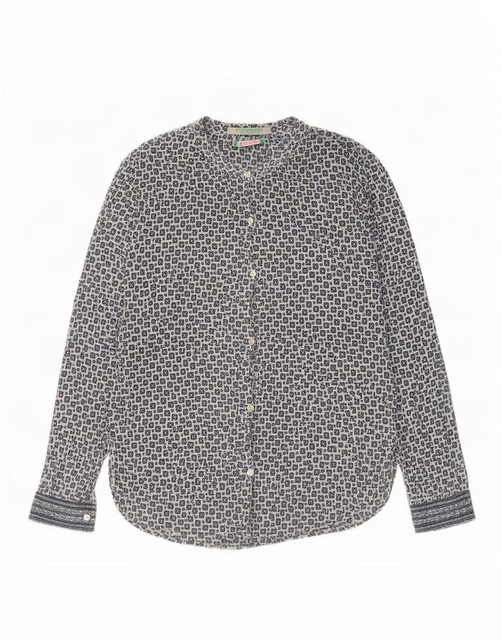Camicetta camicia oversize da donna Scotch & Soda US 1 XS Blu geometrica