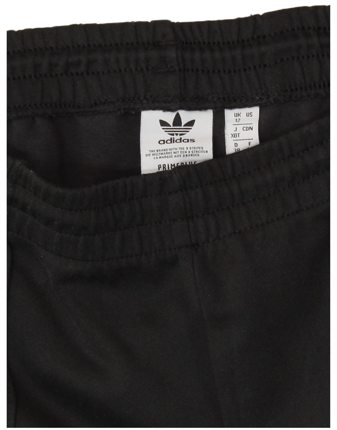 Pantaloni da tuta da donna Adidas UK 12 Medium Nero Poliestere