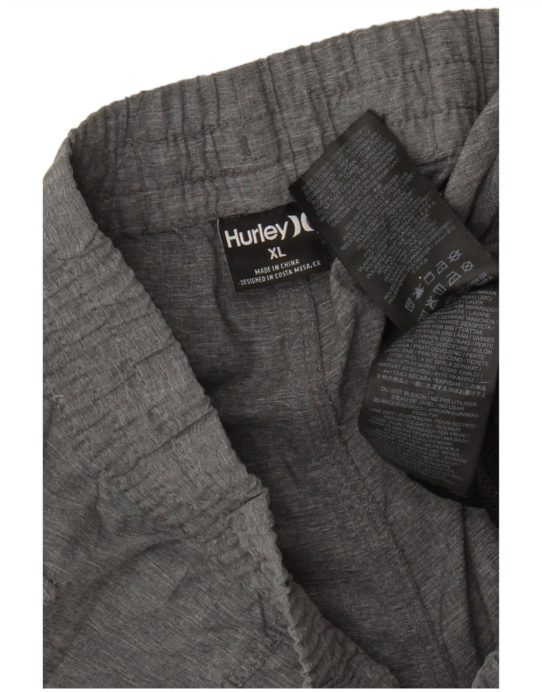 Pantaloncini sportivi da uomo Harley XL poliestere grigio