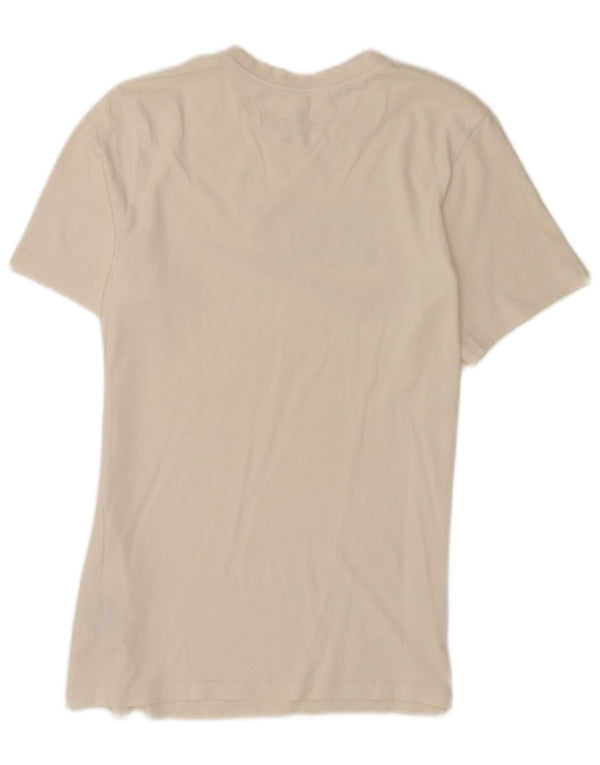 T-shirt grafica da uomo Nike Top Small in cotone bianco