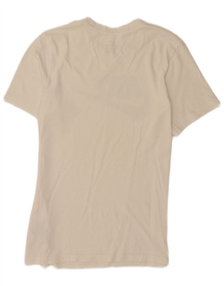 T-shirt grafica da uomo Nike Top Small in cotone bianco