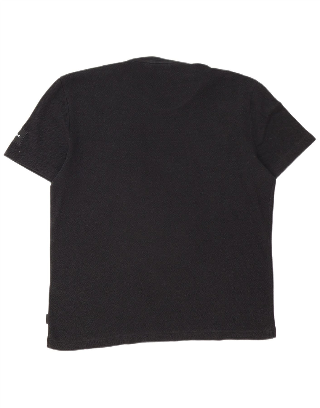 T-shirt da uomo Calvin Klein Top grande in cotone nero