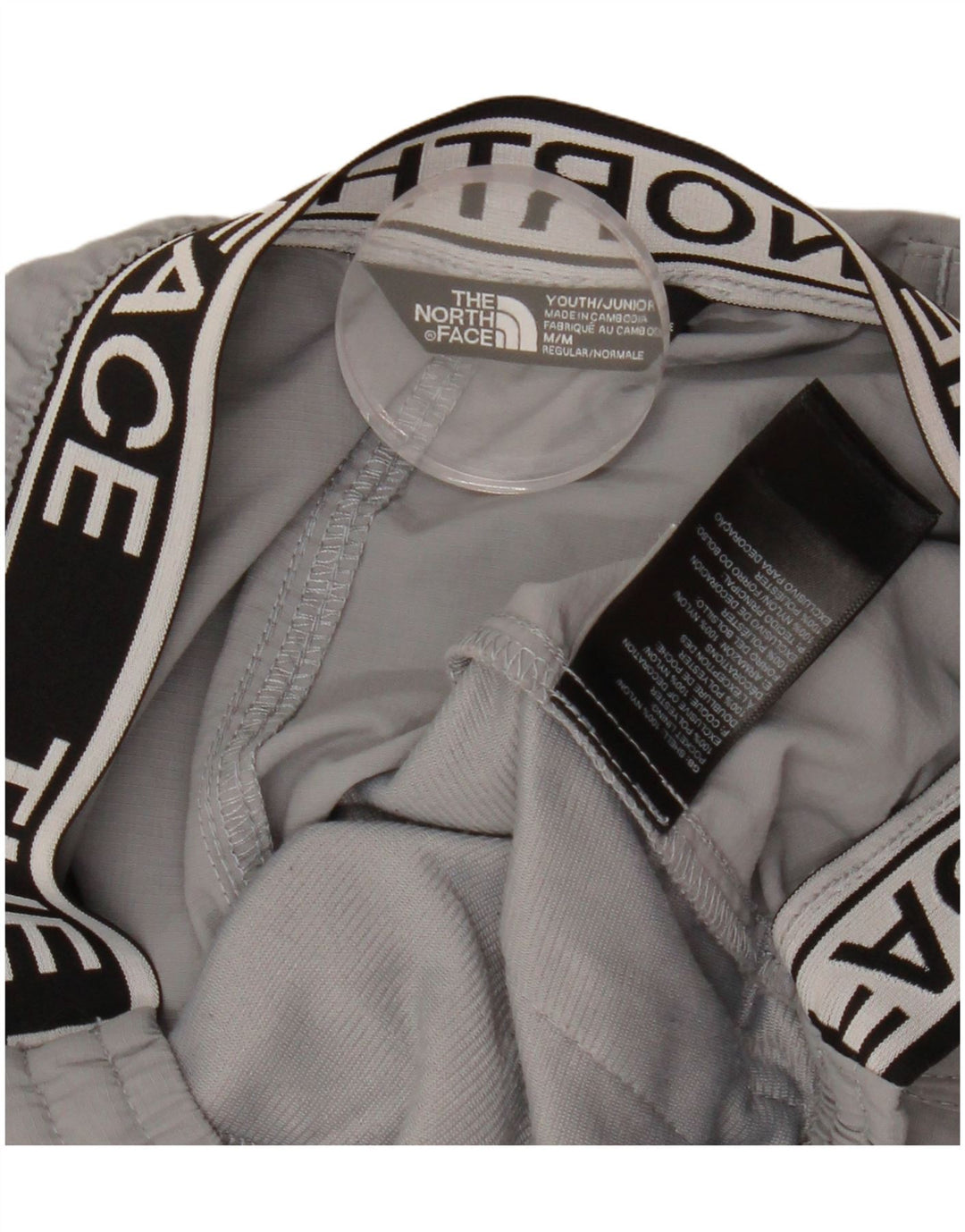 Pantaloni cargo con grafica THE NORTH FACE per ragazzi 9-10 anni medi W24 L24 grigi