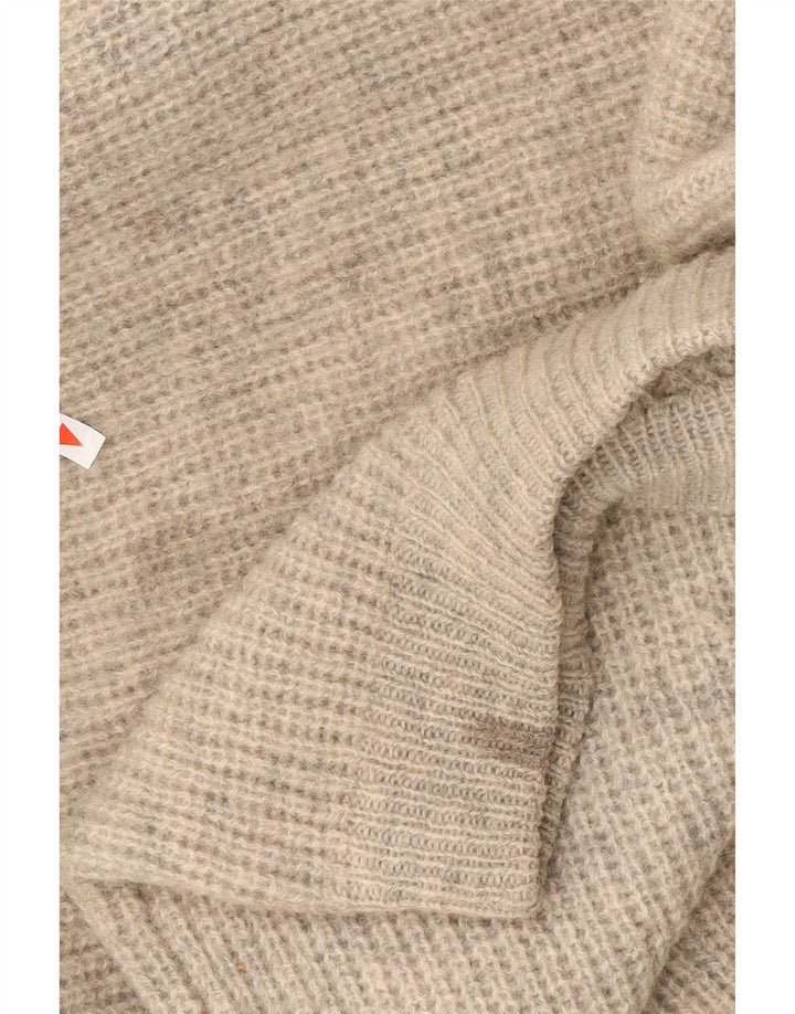 Maglione maglione da uomo con collo alto O'Neill a righe grigie grandi