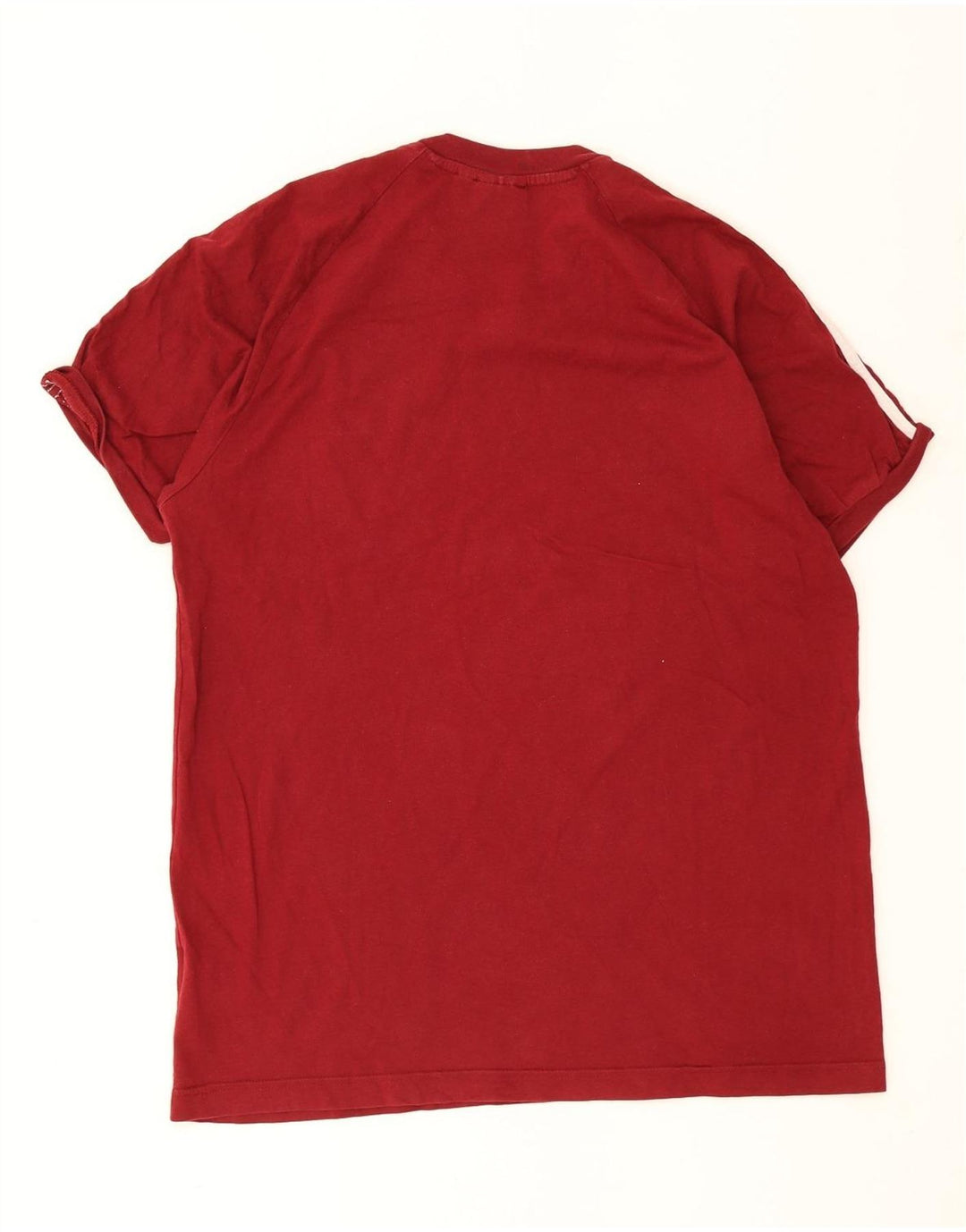 T-shirt da uomo Adidas Top Large rossa in cotone