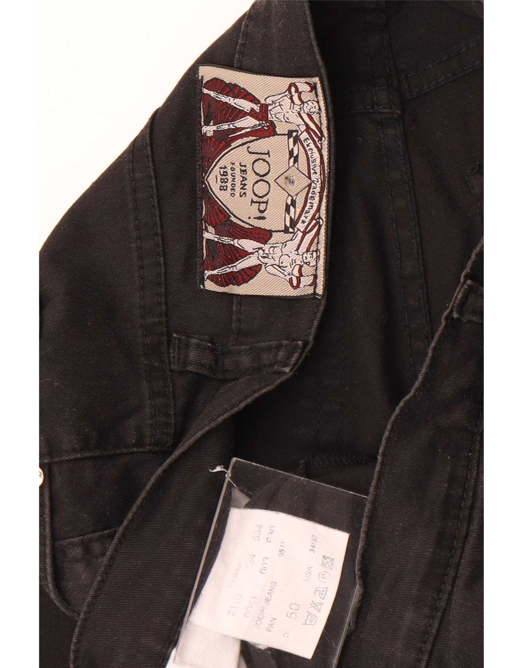 Pantaloni casual slim da uomo Joop W34 L32 neri