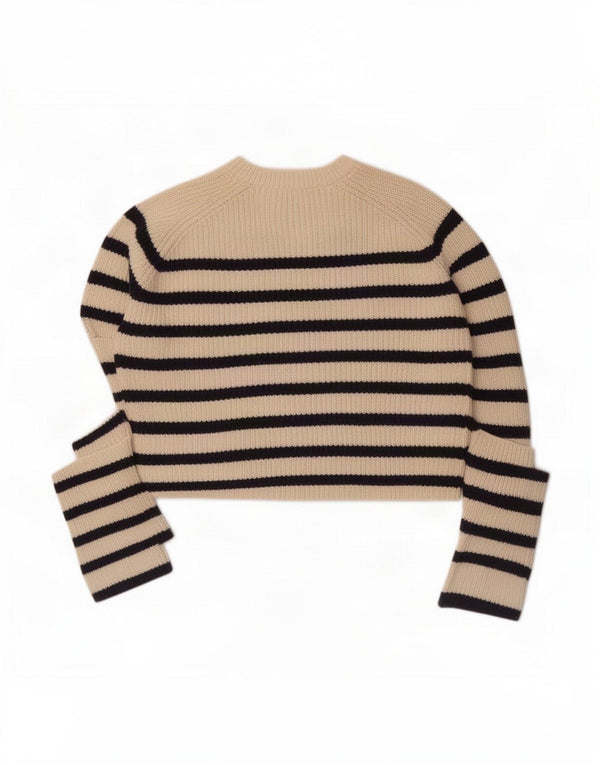 Maglione maglione con scollo a barca da donna Marks & Spencer UK 14 medio bianco sporco