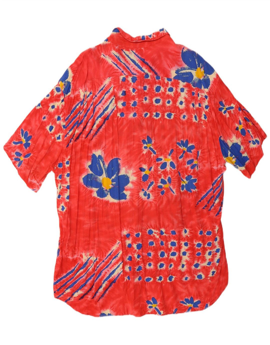 Camicia a maniche corte da uomo JAMS WORLD XL Rayon floreale rosso