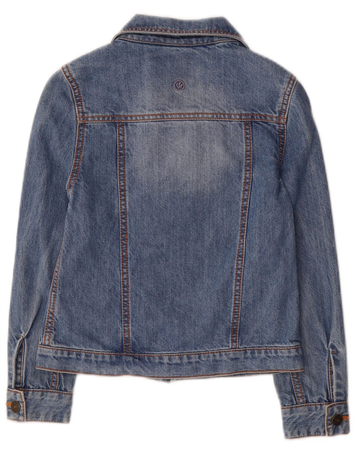 Giacca Jeans Bambina Fat Face 9-10 Anni Cotone Blu