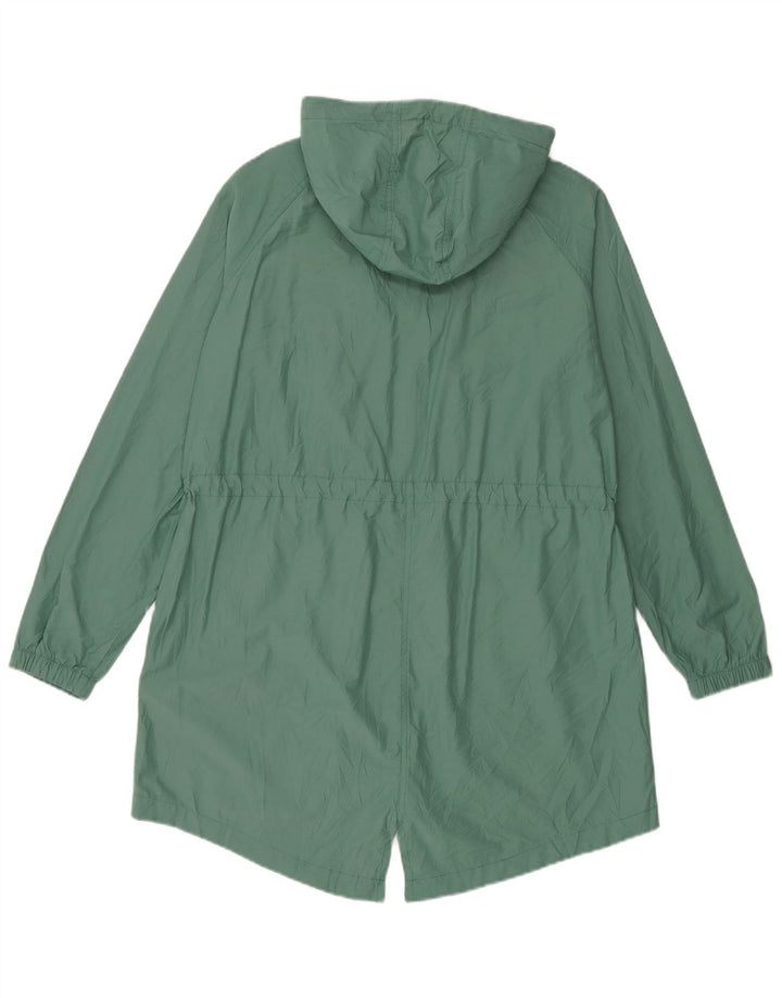 Giacca Parka con cappuccio da donna Fat Face UK 14 Large Verde Cotone