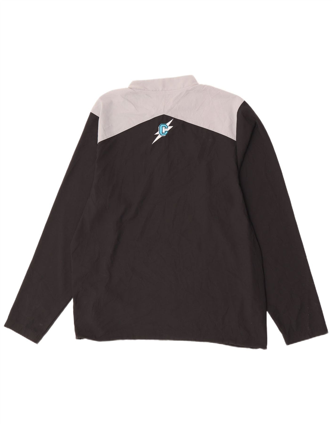 Under Armour Uomo Cold Gear Top manica lunga color block nero medio